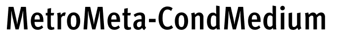 MetroMeta-CondMedium