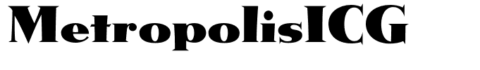 MetropolisICG