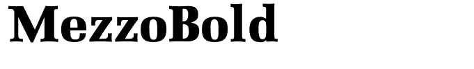 MezzoBold