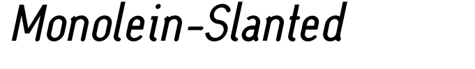 Monolein-Slanted
