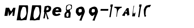 Moore899-Italic