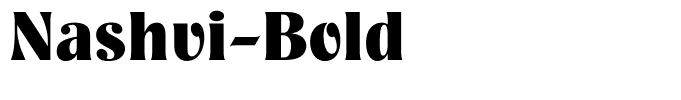 Nashvi-Bold