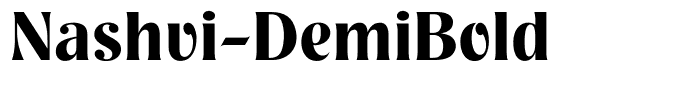 Nashvi-DemiBold