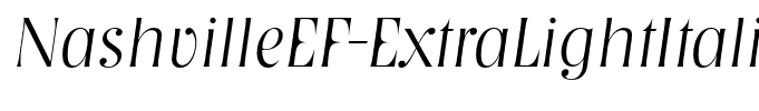 NashvilleEF-ExtraLightItalic