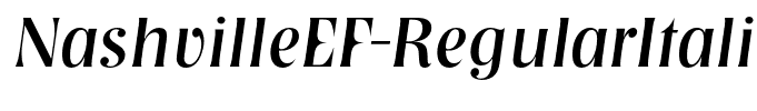 NashvilleEF-RegularItalic