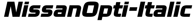 NissanOpti-Italic