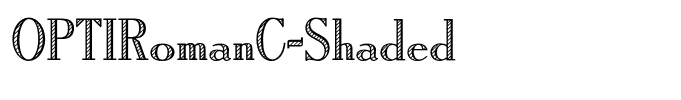 OPTIRomanC-Shaded