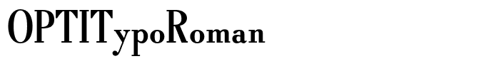 OPTITypoRoman