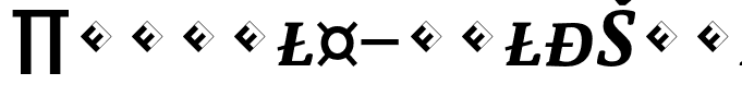 Parable-BoldSCItalicExpert