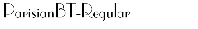 ParisianBT-Regular