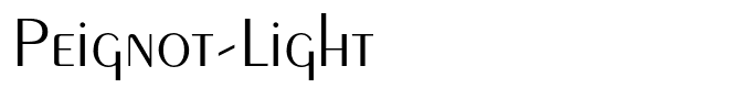 Peignot-Light