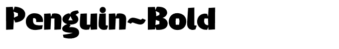 Penguin-Bold