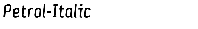 Petrol-Italic