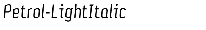Petrol-LightItalic