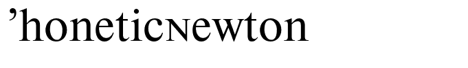 PhoneticNewton