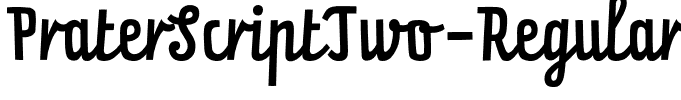 PraterScriptTwo-Regular