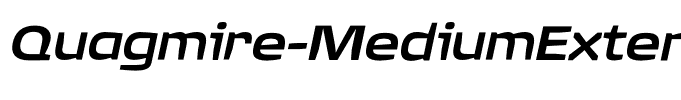Quagmire-MediumExtendedItalic