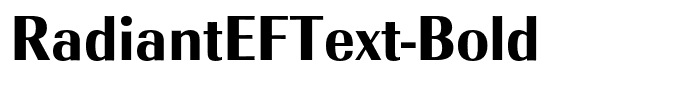 RadiantEFText-Bold