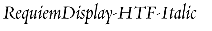 RequiemDisplay-HTF-Italic