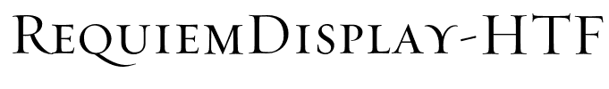 RequiemDisplay-HTF-SmallCaps