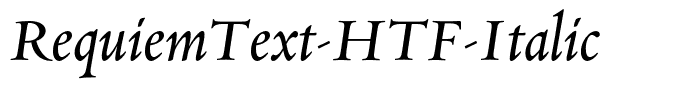 RequiemText-HTF-Italic