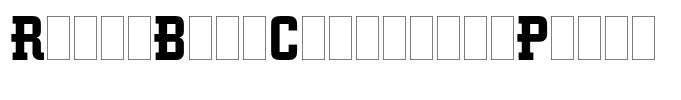 RetroBoldCondensedPlain
