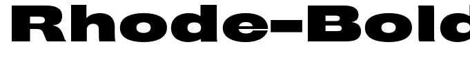 Rhode-BoldExtended