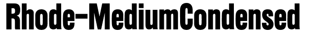 Rhode-MediumCondensed