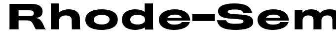 Rhode-SemiboldExtended