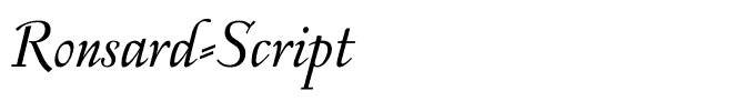 Ronsard-Script