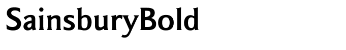 SainsburyBold