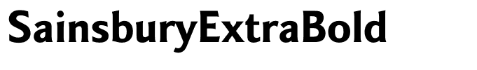 SainsburyExtraBold