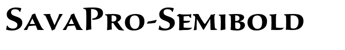 SavaPro-Semibold