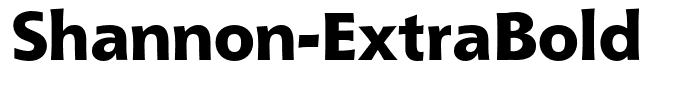 Shannon-ExtraBold