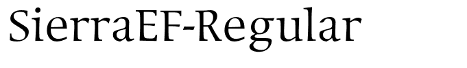 SierraEF-Regular