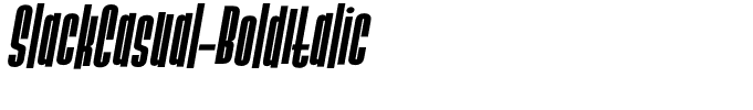 SlackCasual-BoldItalic