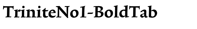 TriniteNo1-BoldTab