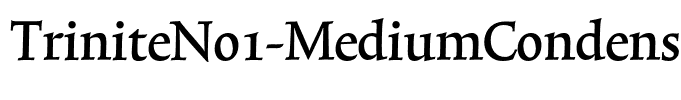 TriniteNo1-MediumCondensed