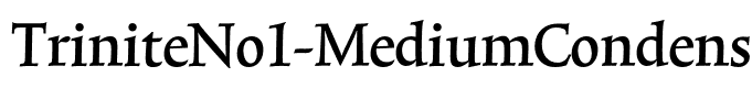 TriniteNo1-MediumCondensedTab