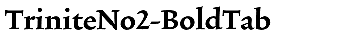 TriniteNo2-BoldTab