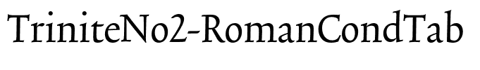 TriniteNo2-RomanCondTab