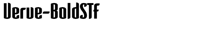 Verve-BoldSTF