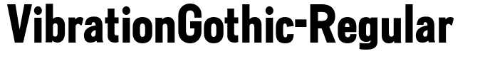 VibrationGothic-Regular