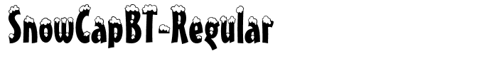 SnowCapBT-Regular