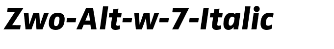 Zwo-Alt-w-7-Italic