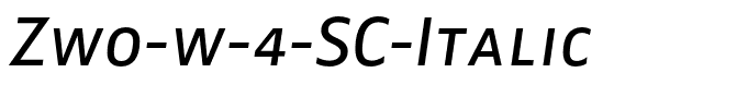 Zwo-w-4-SC-Italic