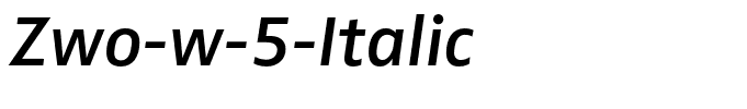 Zwo-w-5-Italic