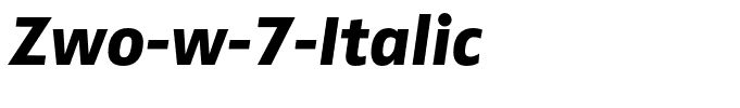 Zwo-w-7-Italic
