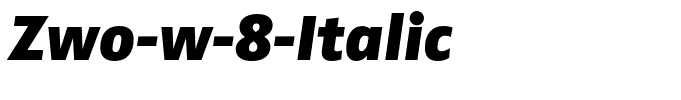 Zwo-w-8-Italic