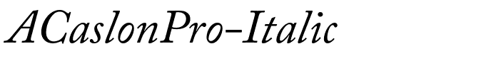 ACaslonPro-Italic